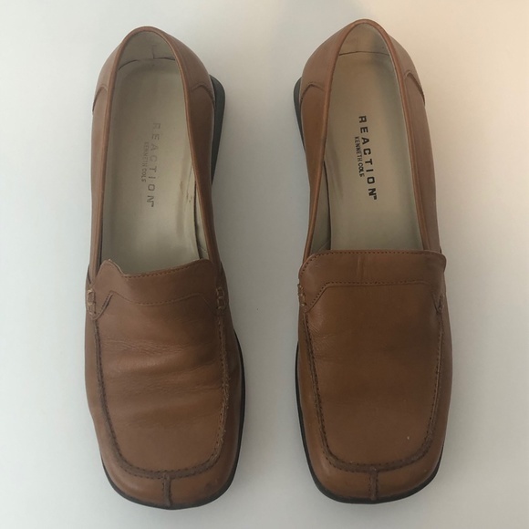 Reaction Kenneth Cole Camel Loafers Shoes ((8M)) - Picture 7 of 8